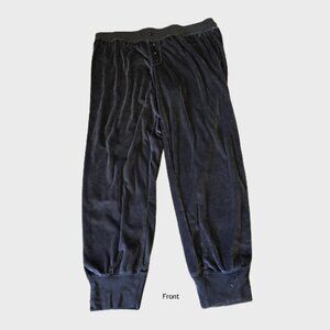 Secret Treasures XL Velour Joggers Black Lounge Pants